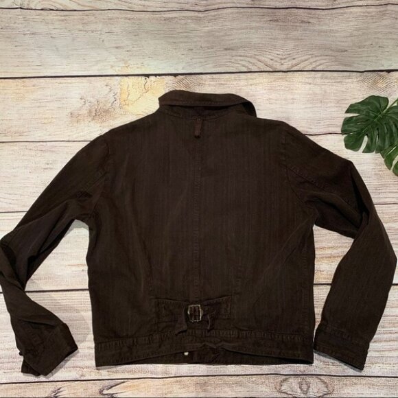 Vintage A. Gold E. Brown Cropped Jacket - Picture 8 of 16